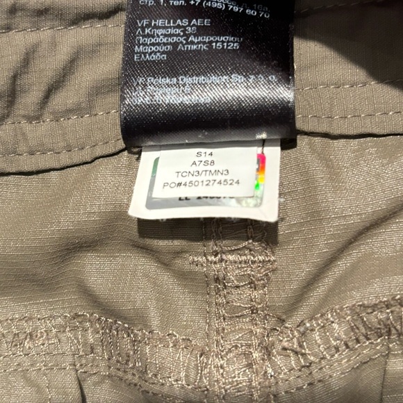 THE NORTH FACE Sz 10 Capri Bermuda Hiking Outdoor Multiple Pockets  Drawstring - Picture 9 of 11